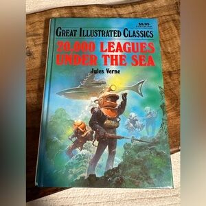 "20,000 Leagues Under the Sea" by Jules Verne - Children's Hardcover Book